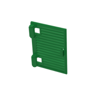 Lego part (ชิ้นส่วนเลโก้) No.60800a Shutter for Window 1 x 2 x 3 with Hinges and Handle