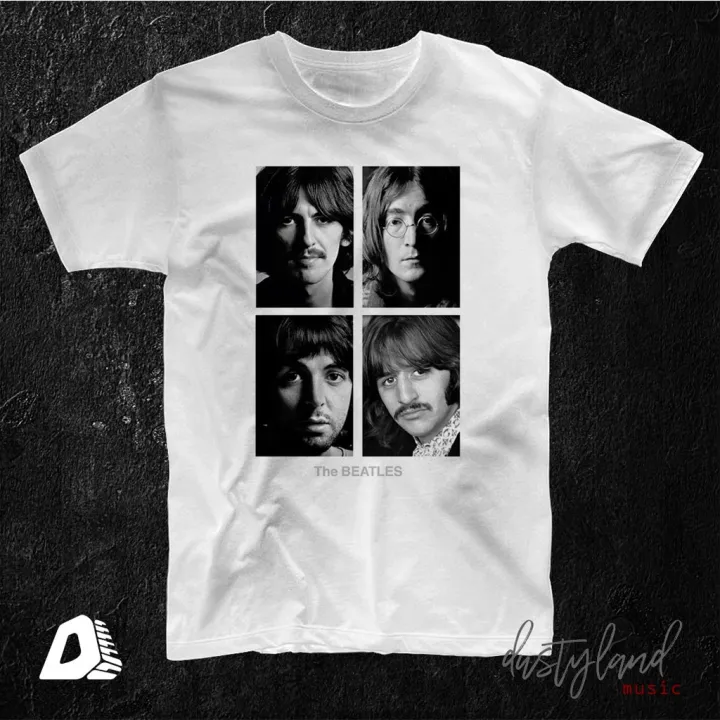 Spot goods The BEATLES Band TShirt WHITE ALBUM（1pcs） Lazada PH