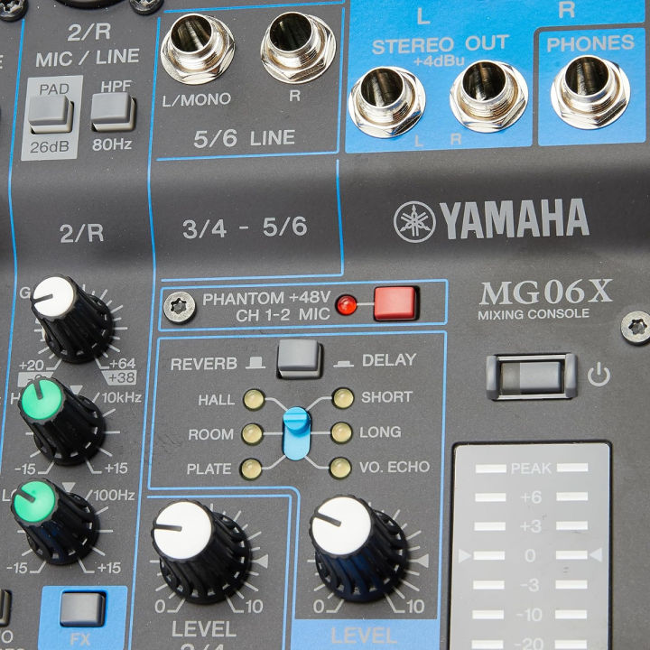 yamaha-mg06x-6-input-compact-stereo-mixer-with-effects-6-input-built-in-effects