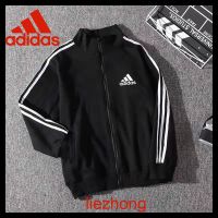 ℗☋ 【Ready Stock】SWEATER THREE STRIPES HIGH QUALITY MENS SPORT JACKET CLOTHING SLIM FIT CUTTING jacket lelaki