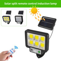 โคมไฟพลังงานแสงอาทิตย์แบบ LED โคมไฟติดผนังแยก3โหมดโคมไฟเซ็นเซอร์ตรวจจับการเคลื่อนไหวโคมไฟพลังงานแสงอาทิตย์กันน้ำไฟข้างทางสวนสำหรับโคมไฟติดผนังรักษาความปลอดภัยในสวน