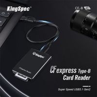 KingSpec CFexpress Type B การ์ดรีดเดอร์ USB 3.1 Gen 2 10Gbps Type C การ์ดความจำอะแด็ปเตอร์สำหรับแคนน่อน Nikon SLR อุปกรณ์เสริมกล้อง