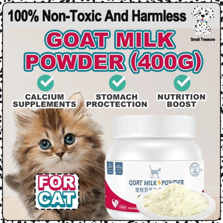 [🇵🇭 Stock&COD]Goat's Milk Powder 400g Pet Milk Replacer For Dog and Cat Milk Formula for Puppies