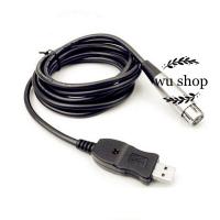 W799 3m USB2.0 Microphone Cable USB Male to XLR Female Cable(BLACK)