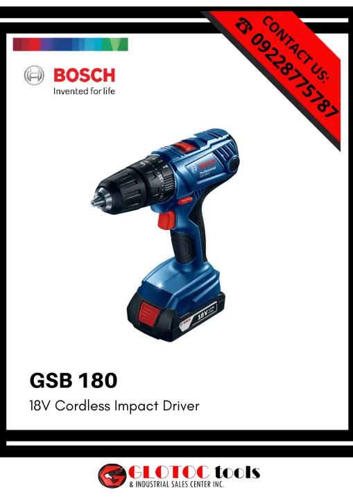 BOSCH 18V Cordless Impact Driver Lazada PH