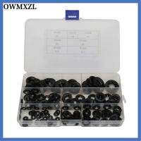 OWMXZL 320 Pcs M3-M12 วงแหวนล็อค ซี่ลวดภายใน 7ขนาด แหวนล็อคเครื่องซักผ้า ชุดยึดคลิป PUSH-ON ดันถั่ว อุปกรณ์เครื่องผลิต