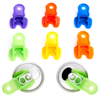 Sueea® Easy Can Opener 3/6/12PCS Pack พลาสติกมือถือเบียร์โคล่าเครื่องดื่มที่เปิดเครื่องดื่มที่เปิดขวดครัวเครื่องมือ Dropshipping-hsdgsda