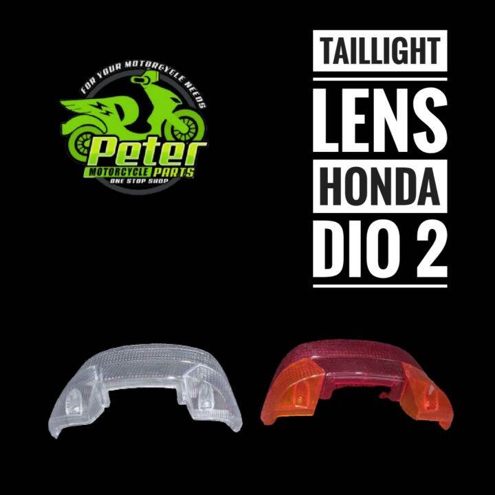 TAIL LIGHT LENS HONDA DIO 2 (CLEAR / STANDARD) | Lazada PH