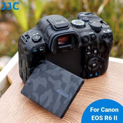 ฟิล์มผิวกล้อง R6M2 JJC R6II R62สติกเกอร์หุ้มป้องกันใช้ได้กับ Canon EOS R6 Mark II อุปกรณ์เสริมกันรอยขีดข่วน3M