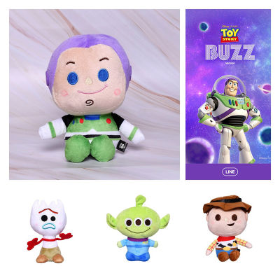 Toys Plush Toy Story Woody Buzz Stuffed Dolls Alien Forky Pillow Kids Decor Gift