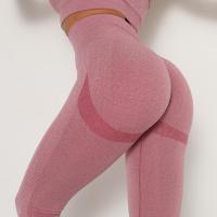 HOT★สูงเอวกางเกงขายาวสำหรับสตรีกีฬาฟิตเนส Gym Legging สูงเอว Squat กีฬาแน่น Leggins