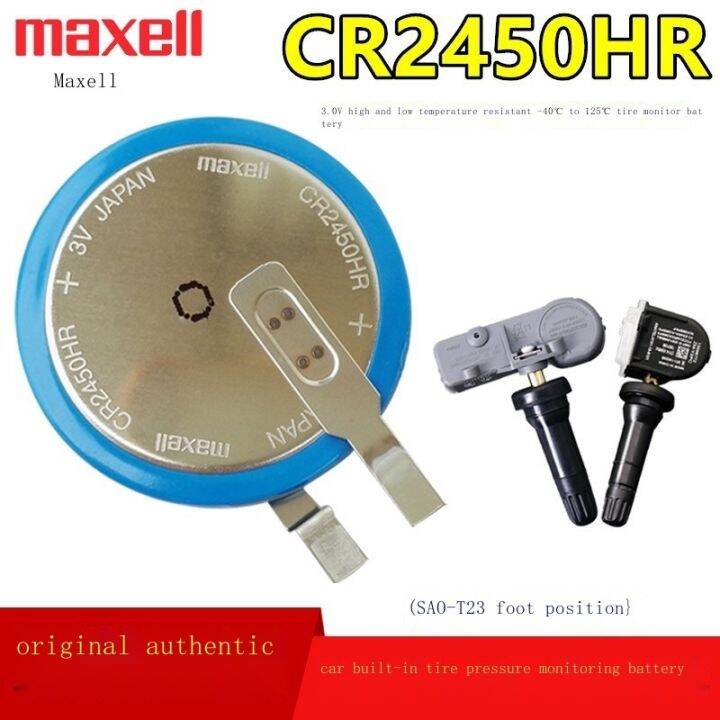 ใหม่-Originalбо Maxell Maxell CR2450HR ในตัวรถยางความดันเซนเซอร์ ...