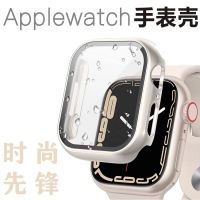 Appleiwatch8เคสป้องกันนาฬิกา Apple Se654แบบบูรณาการ7ฟิล์มกันรอยกันกระแทกฟิล์มป้องกันรวมทุกอย่างนาฬิกา45/