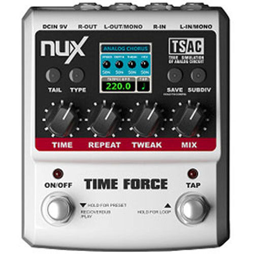 เอฟเฟ็คกีตาร์ไฟฟ้า-nux-time-force