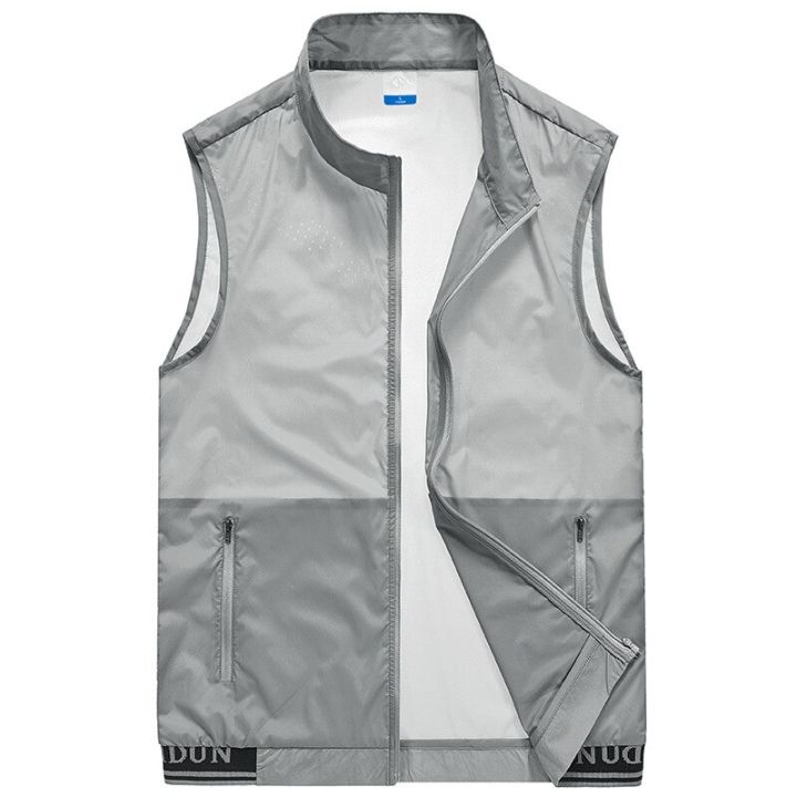Summer Mesh Thin Multi Pocket Vest For Male Big Size Male Casual 4 Colors  Sleeveless Jacket With Many Pockets Reporter Waistcoat