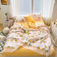 Internet celebrity lace air-conditioning quilt summer cool quilt four-piece princess style single student dormitory fresh double thin quilt Summer cool quilt air-conditioned