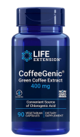 Life Extension CoffeeGenic® Green Coffee Extract 400 mg / 90 Vegetarian Capsules