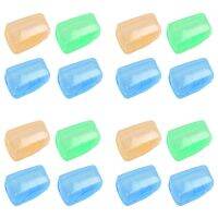 40 Pcs Portable Brushes Cap Cases Covers Toothbrush Holder Home World Tourism Camping (Random Color)