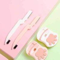 (OER1026-PK) มาเลี่ยนที่ดัดขนตา อุ้มเท้าแมว และมีดกันคิ้ว Malian Eyelash Curler Duo Paw Set (2pcs) ไอเท็มใหม่สุดคิ้วท์ ที่สาวๆตาลุกวาว คุณภาพเลิศเหมือนเคาน์เตอร์แบรนด์