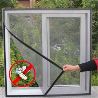 Anti-Mosquito Window Screen Self-adhesive Magnetic Against Mosquito Window Mesh Door Curtain Snap Insect Fly Screen Home Textile