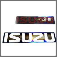 logo isuzu all new ปี2012-2019 แผ่นสแตนเลสไทเท โลโก้ติดรถยนต์ ราคาดีที่สุด  แผ่นป้าย***** ร้านค้าแนะนำ** สิ้นค้าดี**