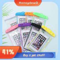 HONEYDEWD เคส ท่อง สำหรับว่ายน้ำ กันน้ำ กระเป๋าใส เคสโทรศัพท์มือถือ กระเป๋าใส่โทรศัพท์แบบแห้ง