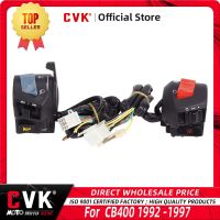 ไฟหน้า CVK สัญญาณเลี้ยวขวาซ้ายปุ่มคันสวิทช์ Lgnition CB400ชุดประกอบสำหรับฮอนด้า1992-1994 1995-1998 96 97