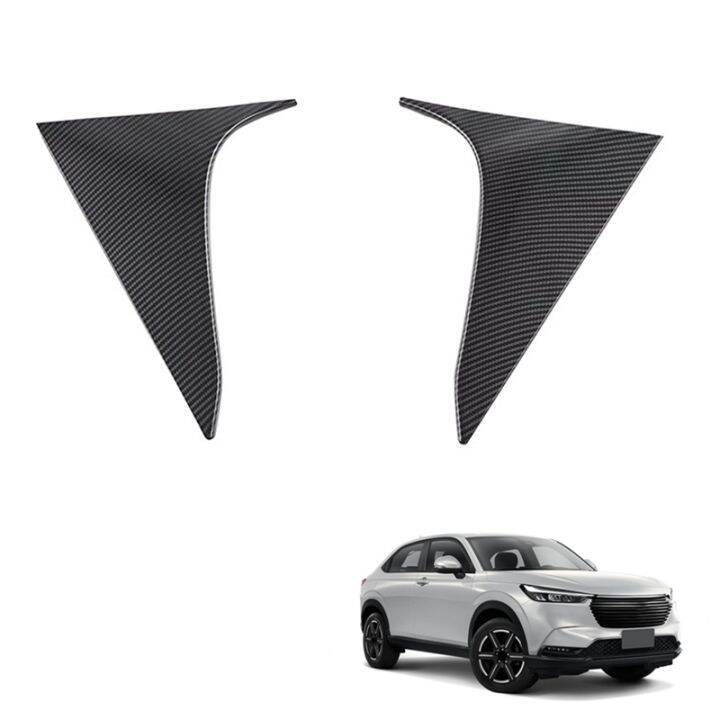 Car Carbon Fiber Rear Window Side Spoiler Canards Splitter for Honda
