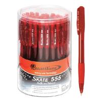 พร้อมจัดส่ง ควอนตั้ม ปากกากดลูกลื่น #SKATE555 หมึกสีแดง 0.5 มม. แพ็ค 50 ด้าม Quantum Ball Pen #Skate555 Red Ink 0.5 mm 50 Pcs/Pack โปรโมชั่นพิเศษ มีเก็บเงินปลายทาง