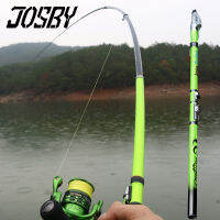 JOSBY Carbon Fiber Rock Fishing Rod escopic feeder pole Spinning Carp Portable travel ultralight 3.6M 4.5M 5.4M 6.3M 2020 NEW