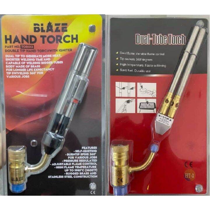 【COD4】 Double Tip Hand Torch with and without Igniter Lazada PH
