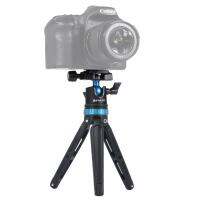 PULUZ พ็อกเก็ตมินิปรับโลหะสก์ท็อปขาตั้งกล้องเมาท์กับ360องศาหัวบอลสำหรับ DSLR และกล้องดิจิตอล,ปรับความสูง: 11-20.2เซนติเมตร (สีฟ้า)