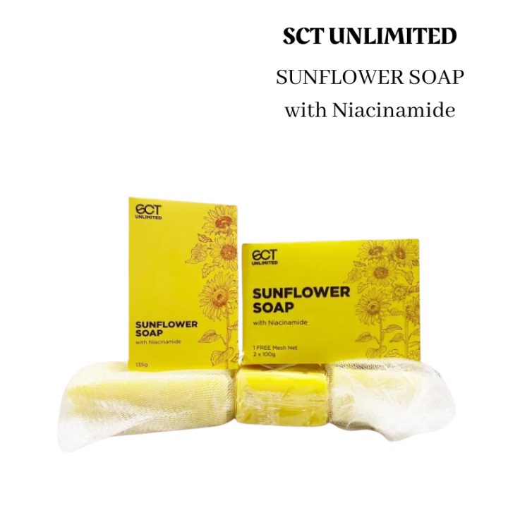 SCT Unlimited Sunflower Soap Duo/SUNFLOWER SOAP/BEAUTY SOAP/BATH