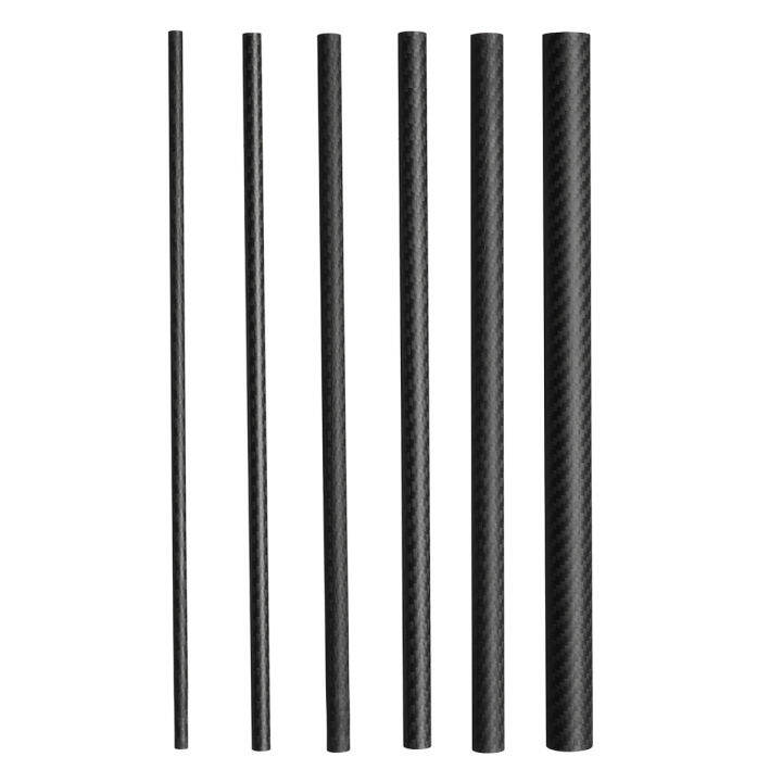 carbon-fiber-tube-round-od-6-20mm-id-4-18mm-3k-matte-rolled-rod-300mm