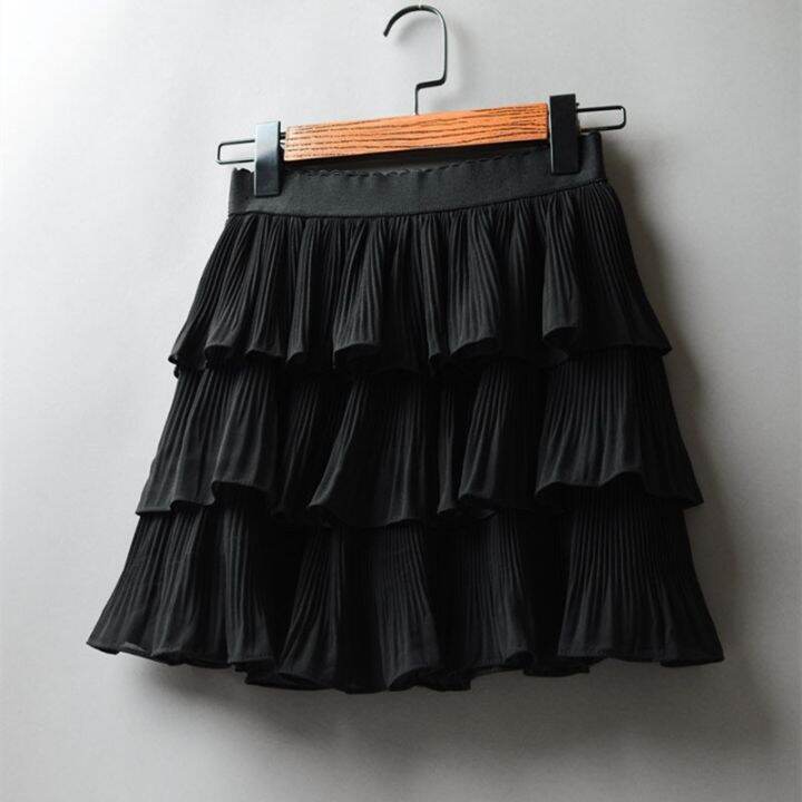 cc-elasticity-waist-skirt-ladies-skirts-pleated