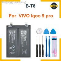 B-T8 Battery For Vivo Iqoo 9 pro Repair Part Original Capacity Mobile Phone Batteries Bateria new brend Clearlovey