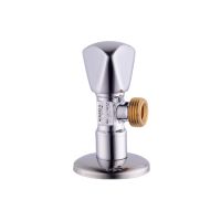 Minwei Globe Service Chrome Wash Basin Mix Stop American Faucet Angle Valve