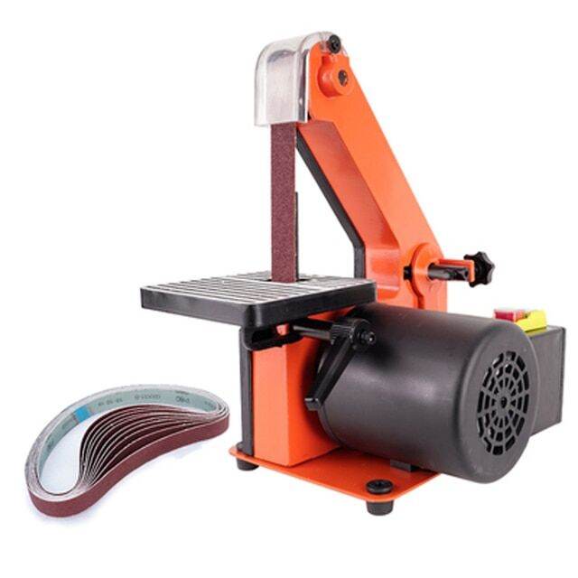 300W Electric Vertical Belt Sander Wood DIY Electric Mini Belt Sander ...