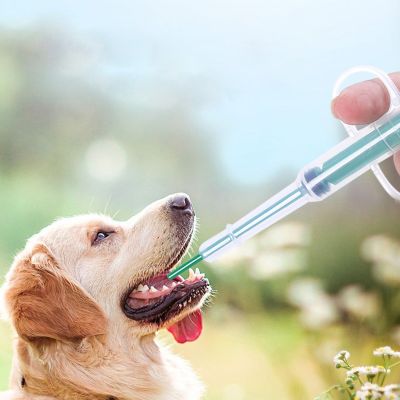 ◈ 1PCS Pet Medicine Syringe Tablet Pill Gun Piller Push Dispenser Medicine Water Milk Syringe Dog Cat Puppy Feeder Kit