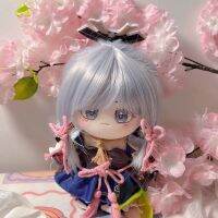 Genshin Impact Kamisato Ayaka ตุ๊กตาผ้ากำมะหยี่ Boneka Mainan Plushies การ์ตูนเกมผมสีเงินยาวเปลี่ยนเสื้อผ้าของเล่นของขวัญคริสต์มาส