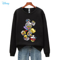 Colorful Stitching Sweatshirt Hoodies Women Men Autumn Winter Loose Long-sleeved Anime Harajuku Pullovers