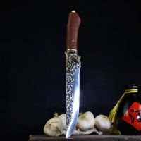 Slaughtering Knife Bone Cutting Knife Handmade Knife Old-Fashioned Super Sharp Fruit Knife Chef Knife Cutting Knife ?เตรียมจัดส่ง⚡️มีดเชือด มีดทำมือ มีดผลไม้วินเทจซูเปอร์ชาร์ป มีดเชฟมีดตัด