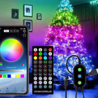 Led SK6812 Rgb Music String Lights APP Control Dream Color Addressable Waterproof For Holiday Christmas Party Fairy Garden USB