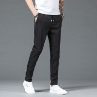 NGHG MALL-2023 Summer New Casual Pants Mens Loose Fashion Versatile Work Wear Sports Pants Mens Korean Loose Straight Tube New Style