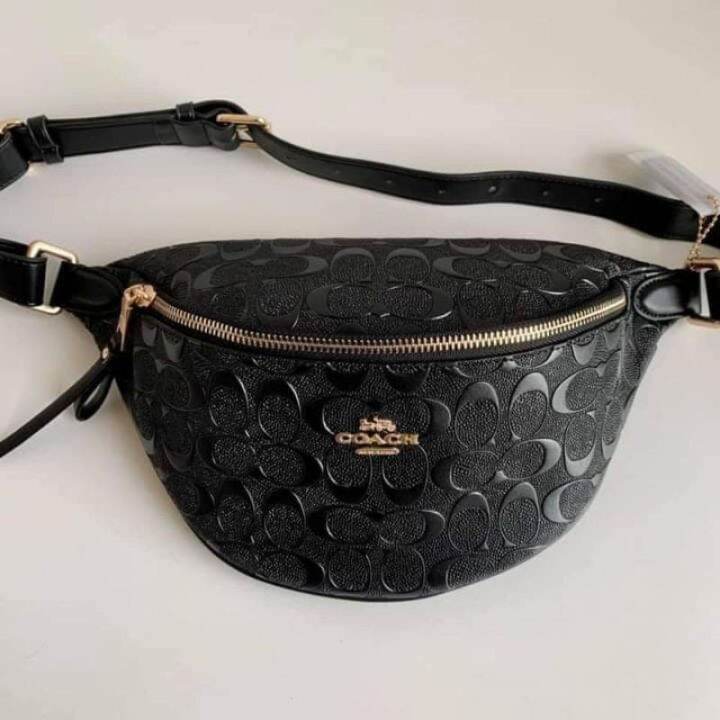AUTHENTIC COACH BELT BAG EMBOSSED Lazada PH