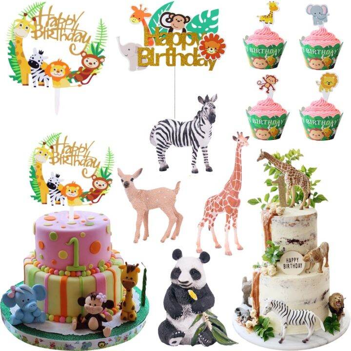 wild-jungle-party-cake-topper-kids-happy-birthday-animal-cake-flag-boy-birthday-party-decoration-children-forest-party-supplies