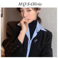 M·Q·S-Olivia   เข็มกลัดมุก พลอยเทียม ระดับไฮเอนด์ เรียบง่าย เวอร์ชั่นเกาหลี สวยหรู โอปอล เครื่องประดับแฟชั่น