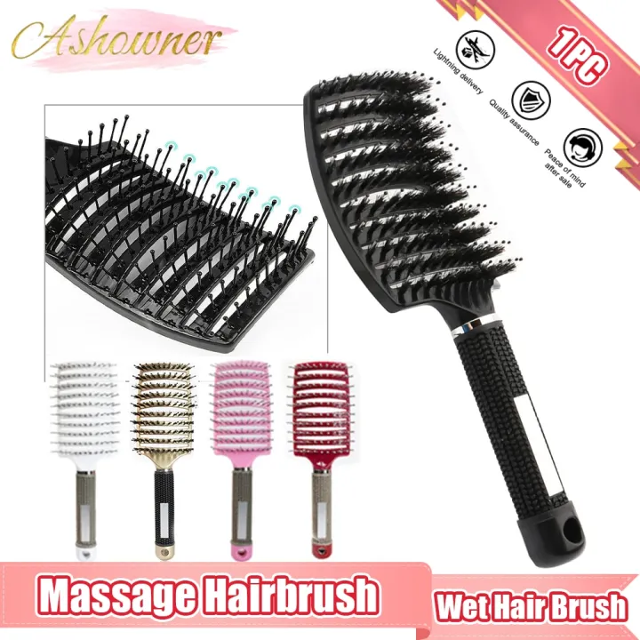 Detangle Hairbrush Professional Women Comb Wet Hair Brush Massage Comb  Brush For Hair Hairdresser Hairdressing Tools | Lazada PH