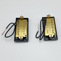 ；‘【；。 Electric Guitar Pickup Humbucker Double Coil LP Electric Guitar Pickups 50/52Mm Neck Bridge Pickup With Installing Frame