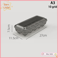 แกรี่ลิเดีย10ช่อง15ช่องกล่องเก็บของพลาสติกไข่แบบพกพาโปร่งใสกล่องเก็บไข่ให้สดที่จัดเก็บในตู้เย็นอุปกรณ์ที่ใช้ในครัวภาชนะ